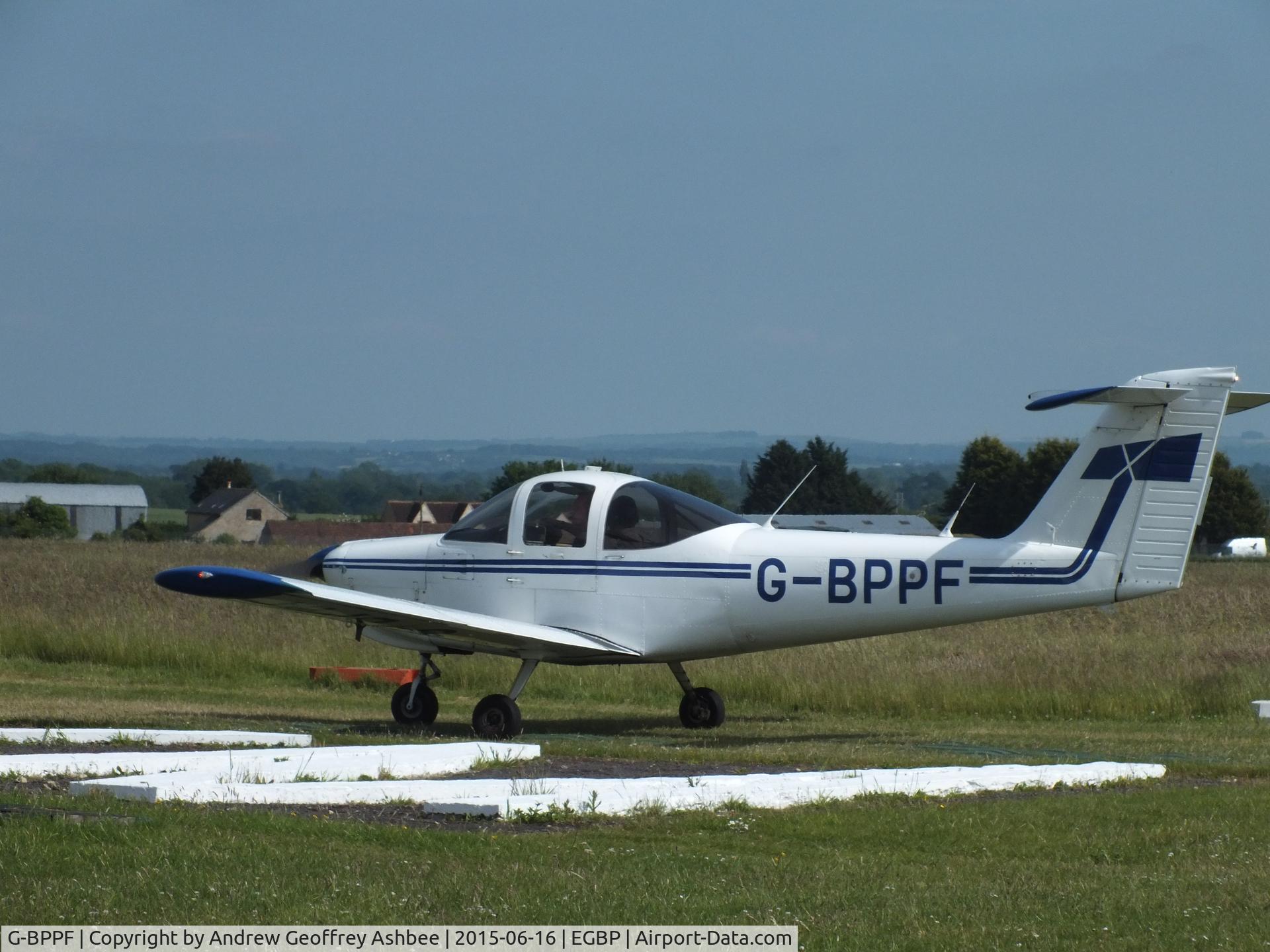 G-BPPF, 1979 Piper PA-38-112 Tomahawk Tomahawk C/N 38-79A0578, G-BPPF at Cotswold Airport.