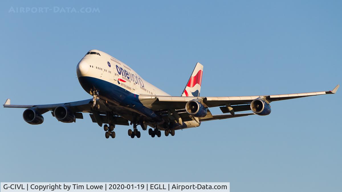 G-CIVL, 1997 Boeing 747-436 C/N 27478, 27L @ LHR