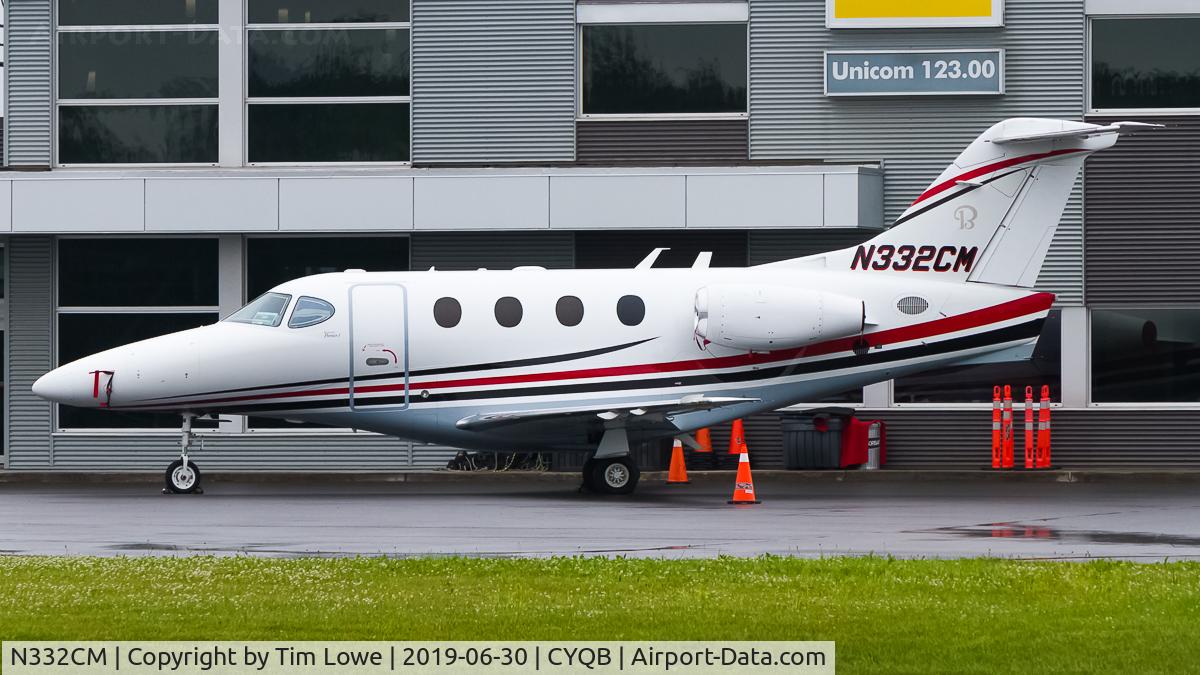N332CM, Raytheon Aircraft Company 390 C/N RB-123, Parked on the AvJet apron.