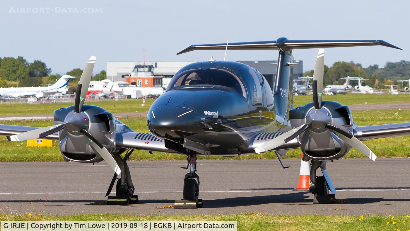 G-IRJE, 2018 Diamond DA-62 C/N 62.111, Parked on the Signature Apron.