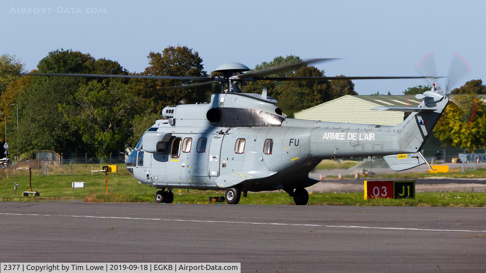 2377, Aérospatiale AS-332L-1 Super Puma Super Puma C/N 2377, Departing form the Signature Apron