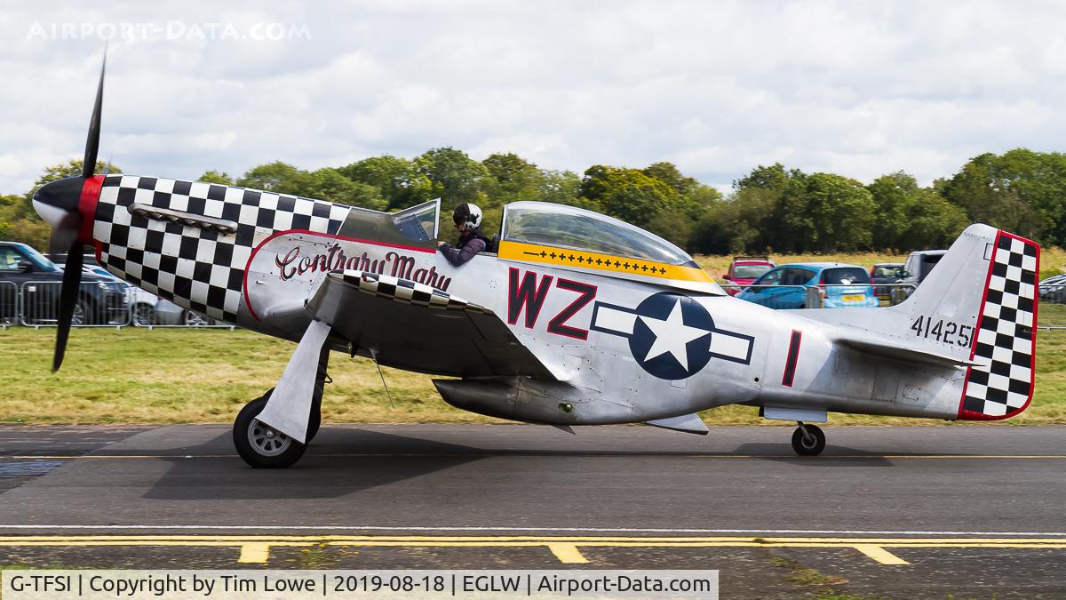 G-TFSI, 1944 North American TF-51D Mustang C/N 124-44703, Festival of Flight 2019