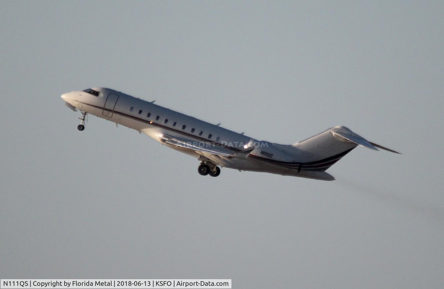 N111QS, 2014 Bombardier BD-700-1A11 Global 5000 C/N 9660, SFO 2018