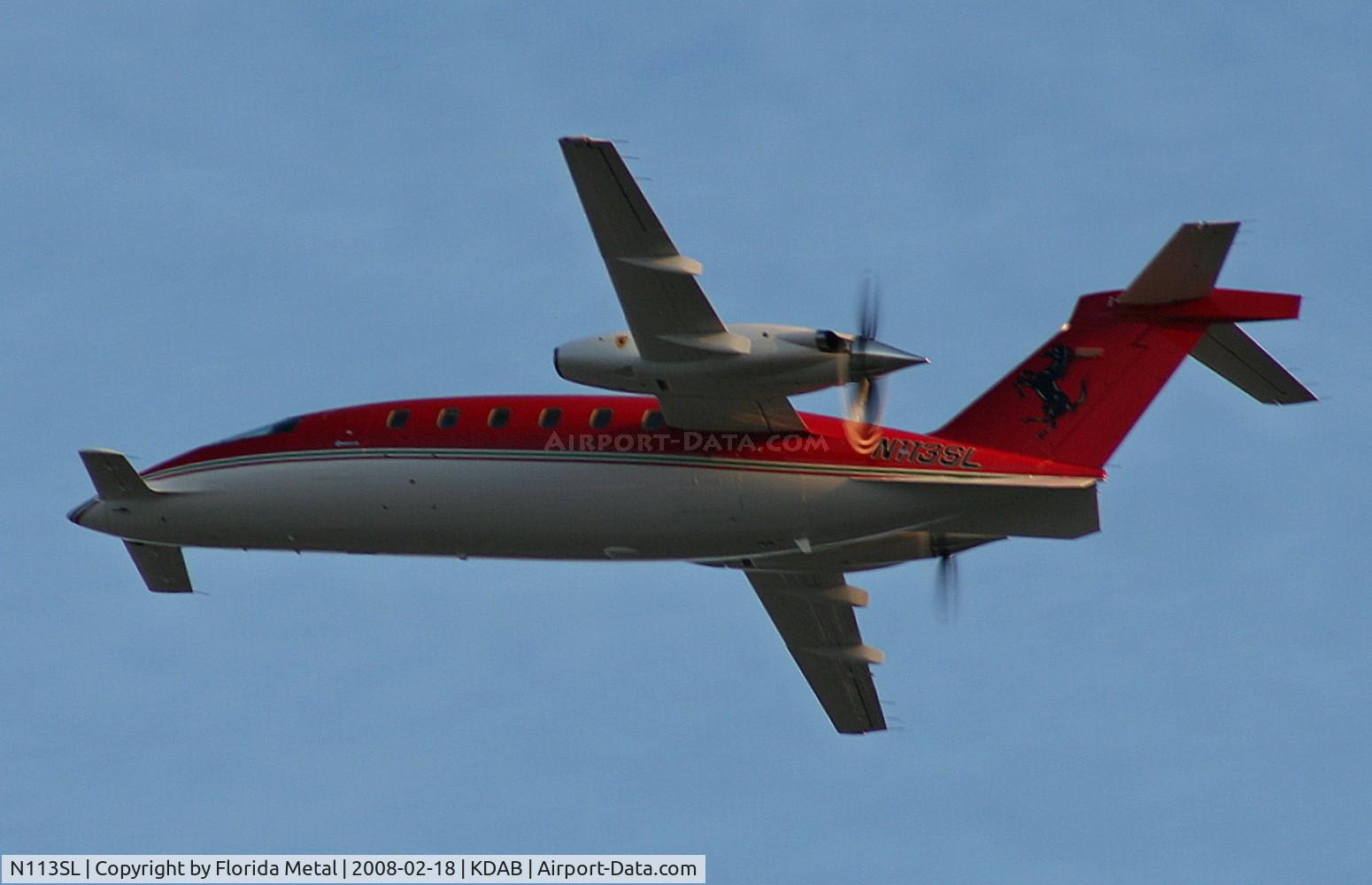 N113SL, 1993 Piaggio P-180 Avanti C/N 1020, DAB 2008