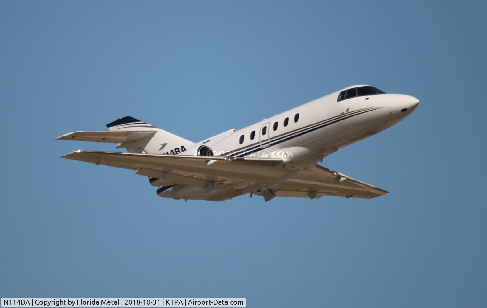 N114BA, 1982 British Aerospace HS.125-700A C/N 257170, TPA 2018