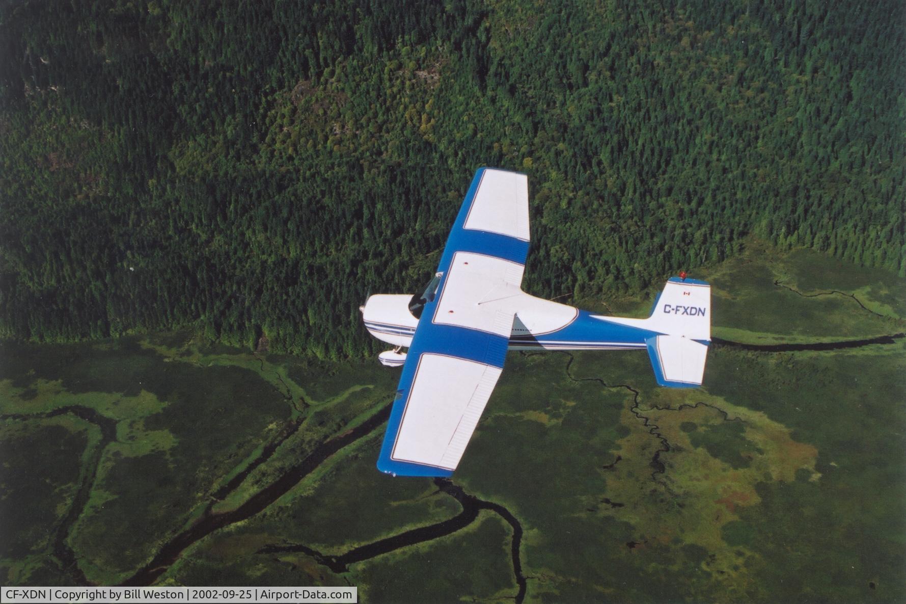 CF-XDN, 1962 Cessna 150B C/N 15059594, Top view
