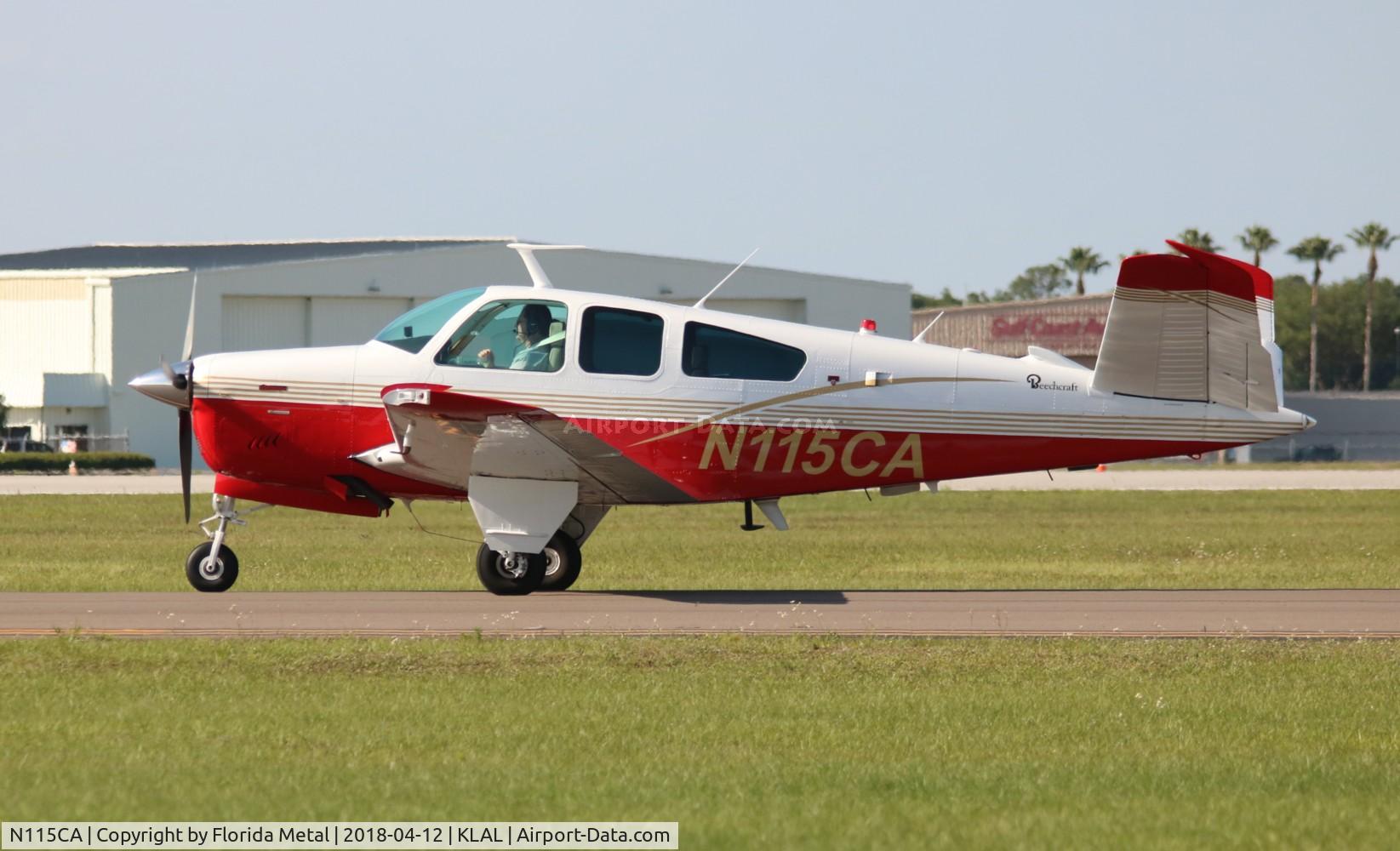 N115CA, 1981 Beechcraft V35B Bonanza C/N D-10371, SNF 2018