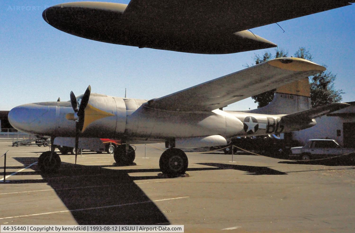 44-35440, 1944 Douglas A-26B Invader C/N 28719, At the Travis air base museum.