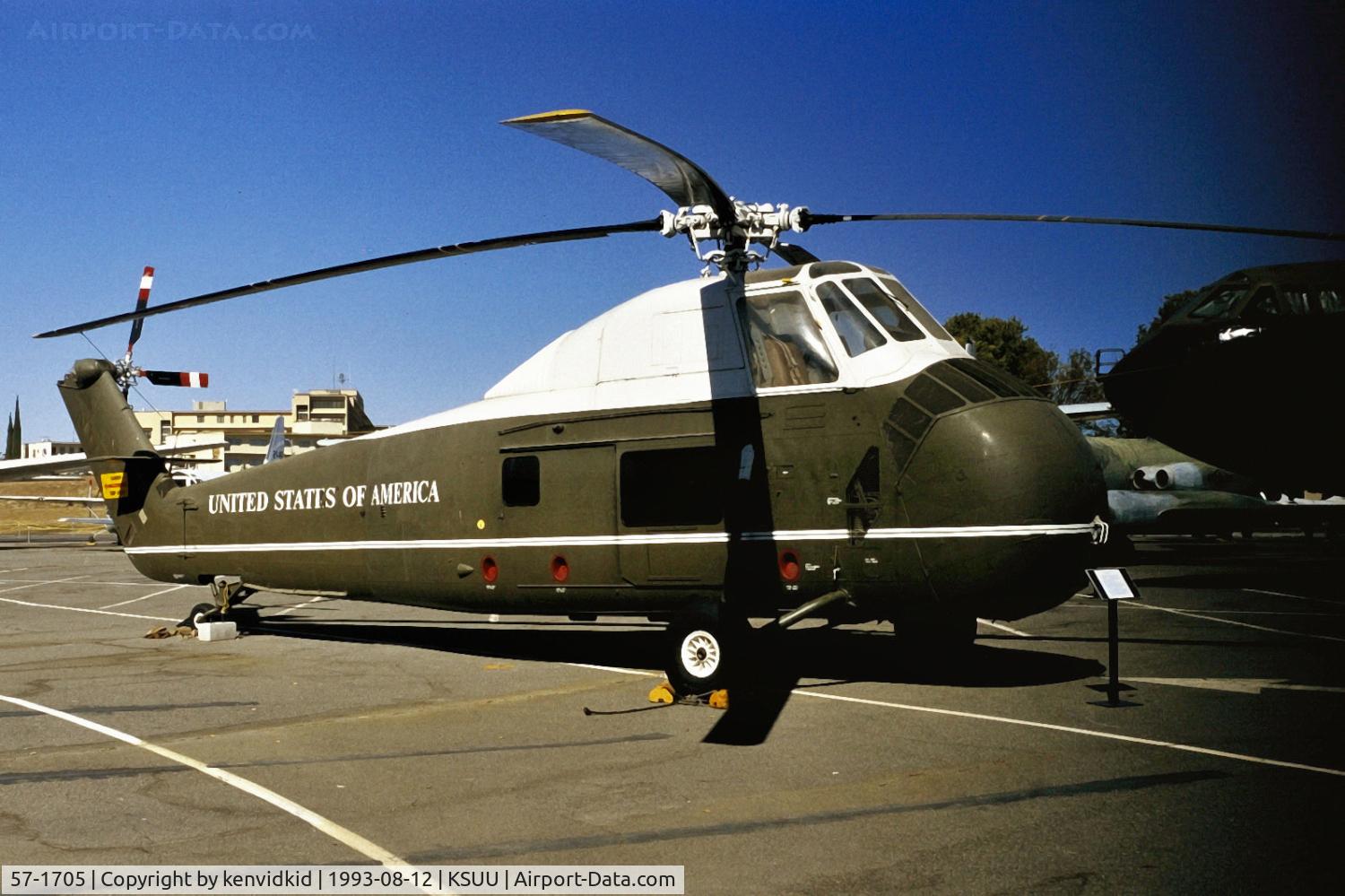 57-1705, 1957 Sikorsky VH-34C Choctaw C/N 58-0865, At the Travis air base museum.