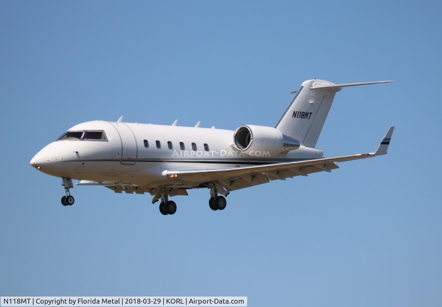 N118MT, 1990 Canadair Challenger 601-3A (CL-600-2B16) C/N 5077, ORL 2018