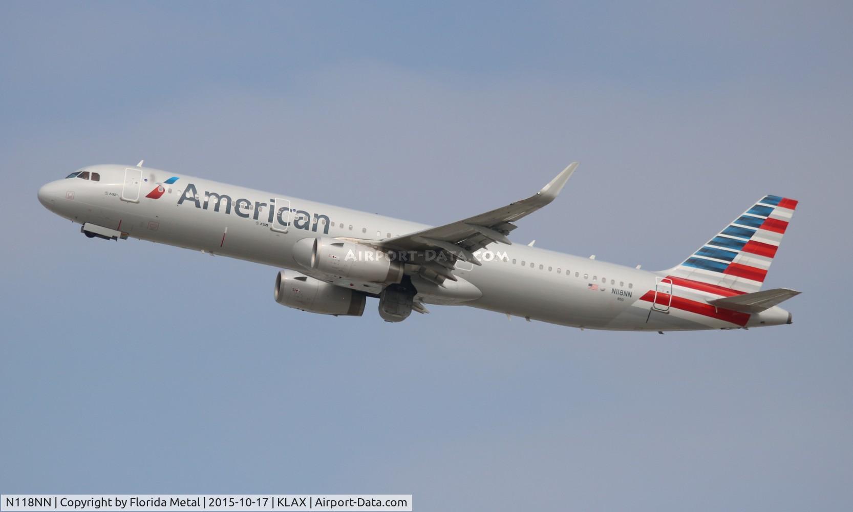 N118NN, 2014 Airbus A321-231 C/N 6162, LAX 2015