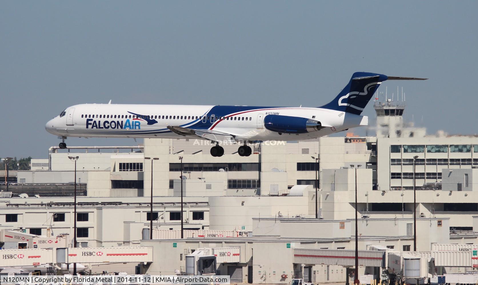 N120MN, 1992 McDonnell Douglas MD-83 C/N 53120, MIA 2014