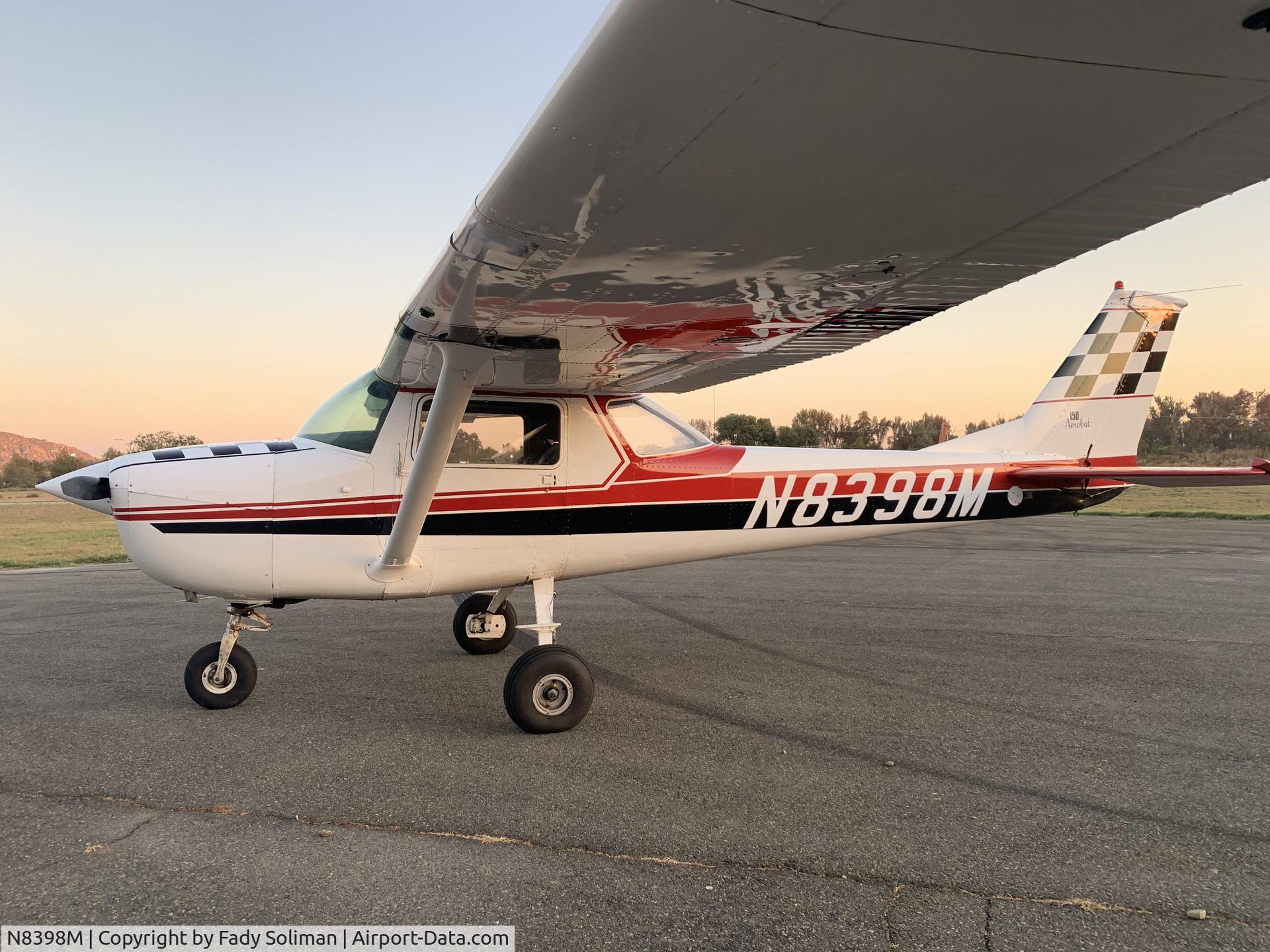 N8398M, 1969 Cessna A150K Aerobat C/N A15000098, Cessna N8398M @ Flabob