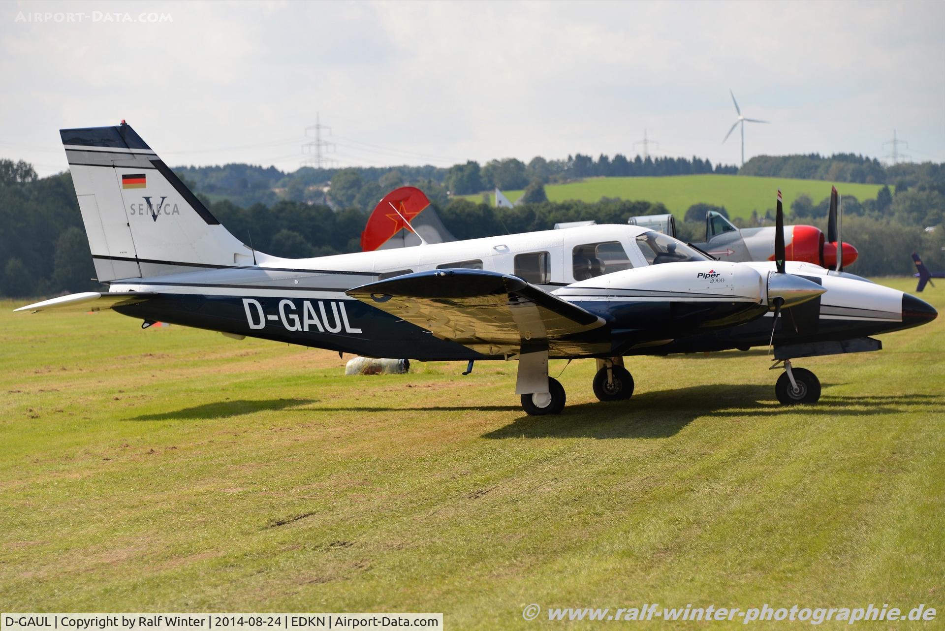 D-GAUL, Piper PA-34-220T Seneca V C/N 3449163, Piper PA-34-220T Seneca V - Private - 3449163 - D-GAUL - 24.08.2014 - EDKN