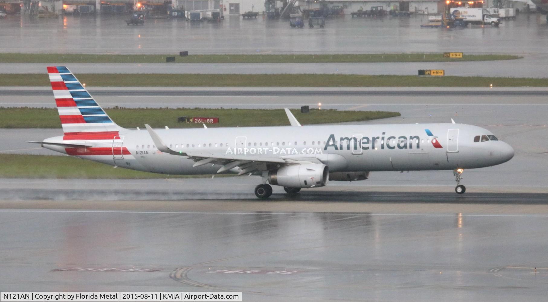 N121AN, 2014 Airbus A321-231 C/N 6238, MIA 2015