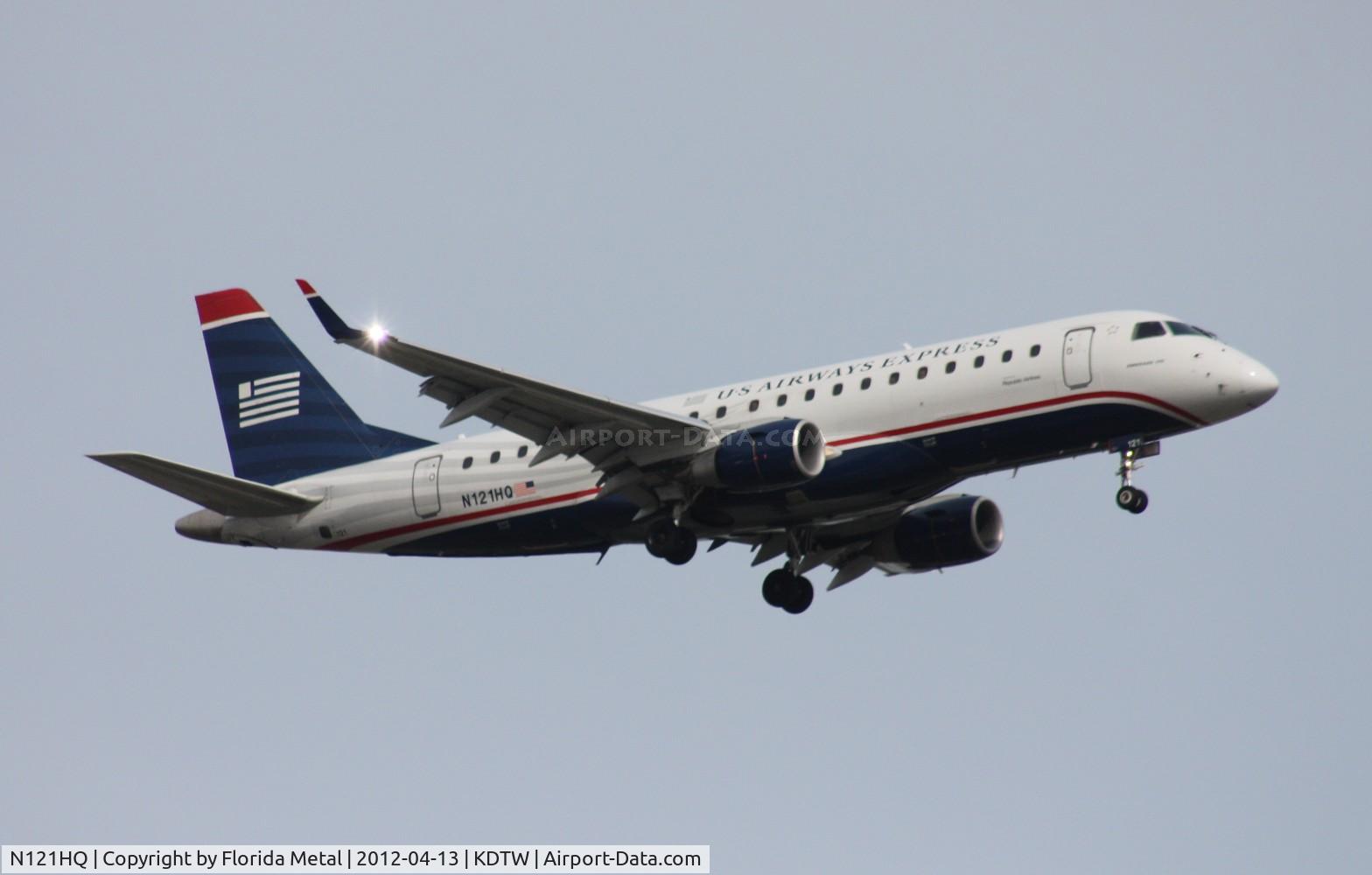 N121HQ, 2007 Embraer 175LR (ERJ-170-200LR) C/N 17000194, DTW 2012