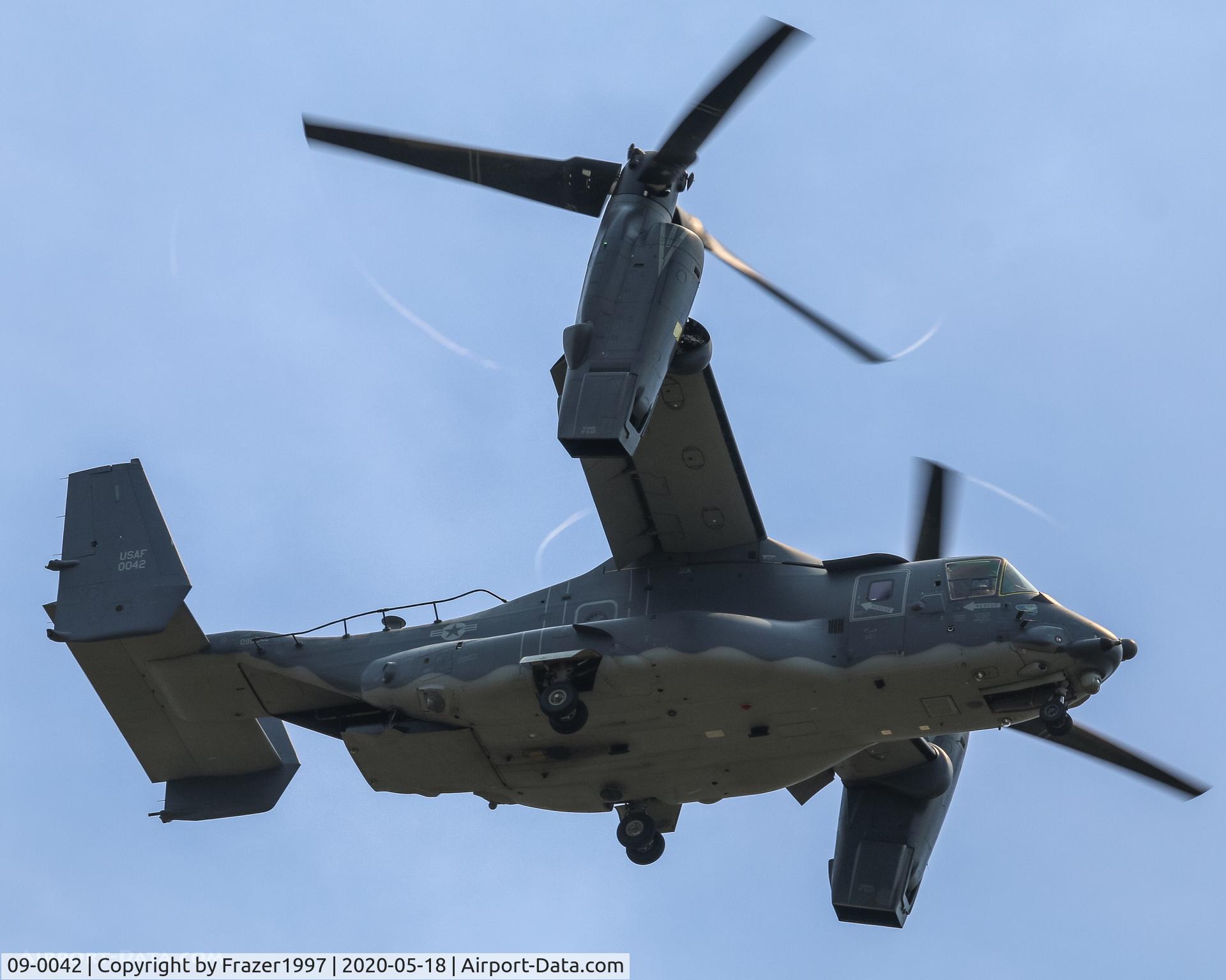 09-0042, 2008 Bell-Boeing CV-22B Osprey C/N D1023, local ops
