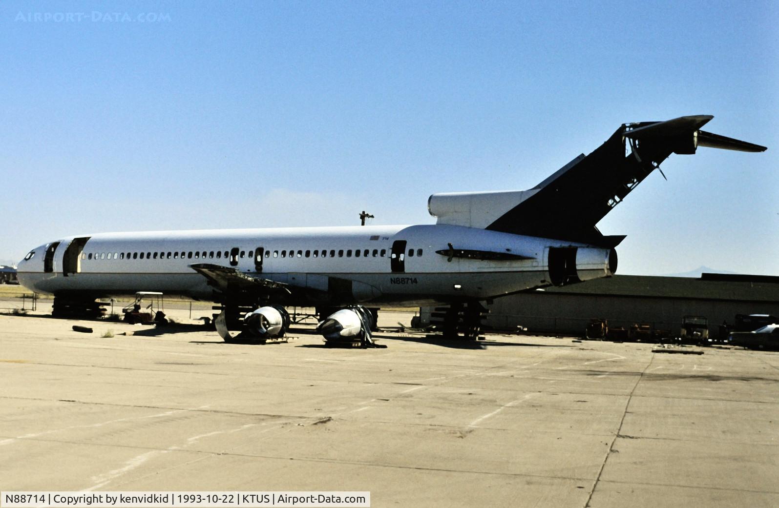 N88714, 1969 Boeing 727-224 C/N 20243, At Tucson.
