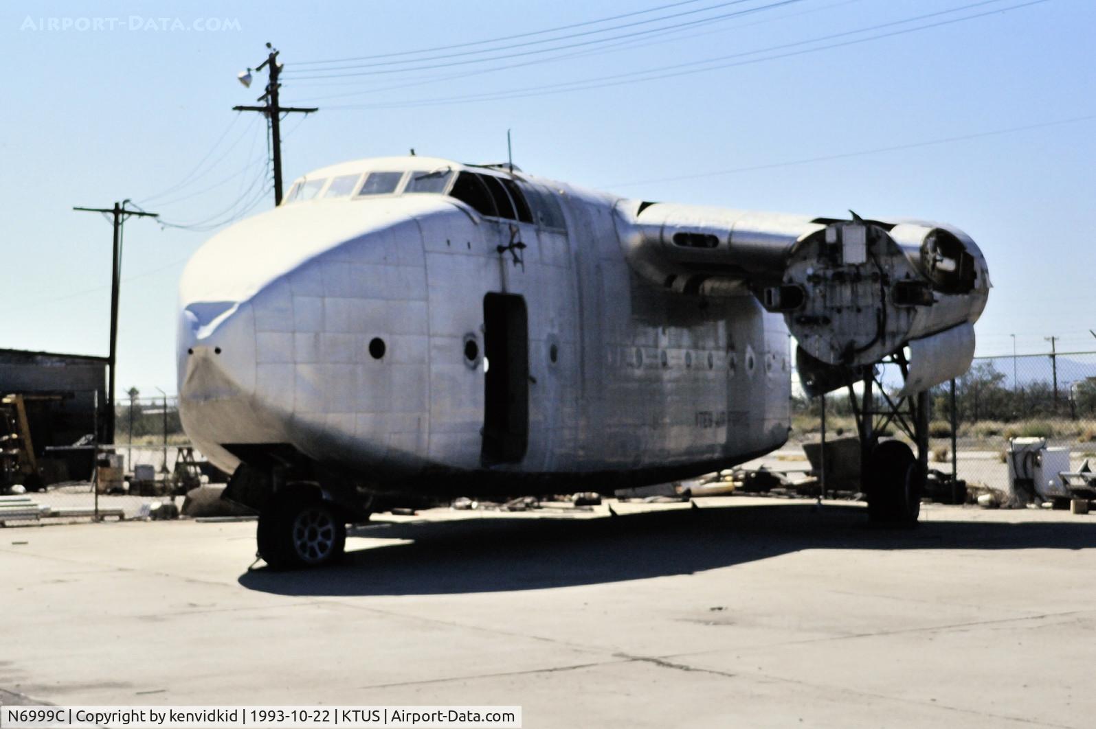 N6999C, 1942 Fairchild C-82A Packet C/N 10077 (42-23033), At Tucson.