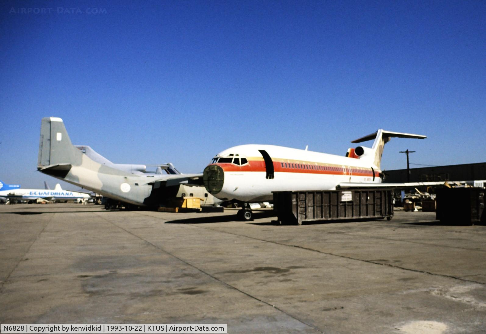 N6828, 1956 Fairchild C-123B Provider C/N 20241, At Tucson.