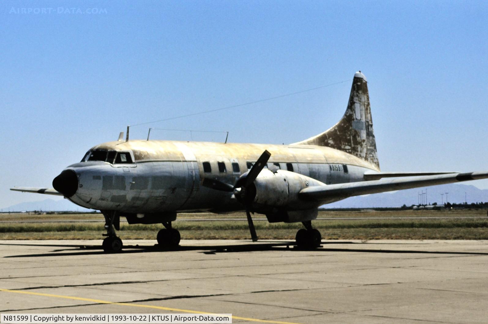 N81599, 1952 Convair HC-131A (C-131A) Samaritan C/N c/n is 53-25, At Tucson.