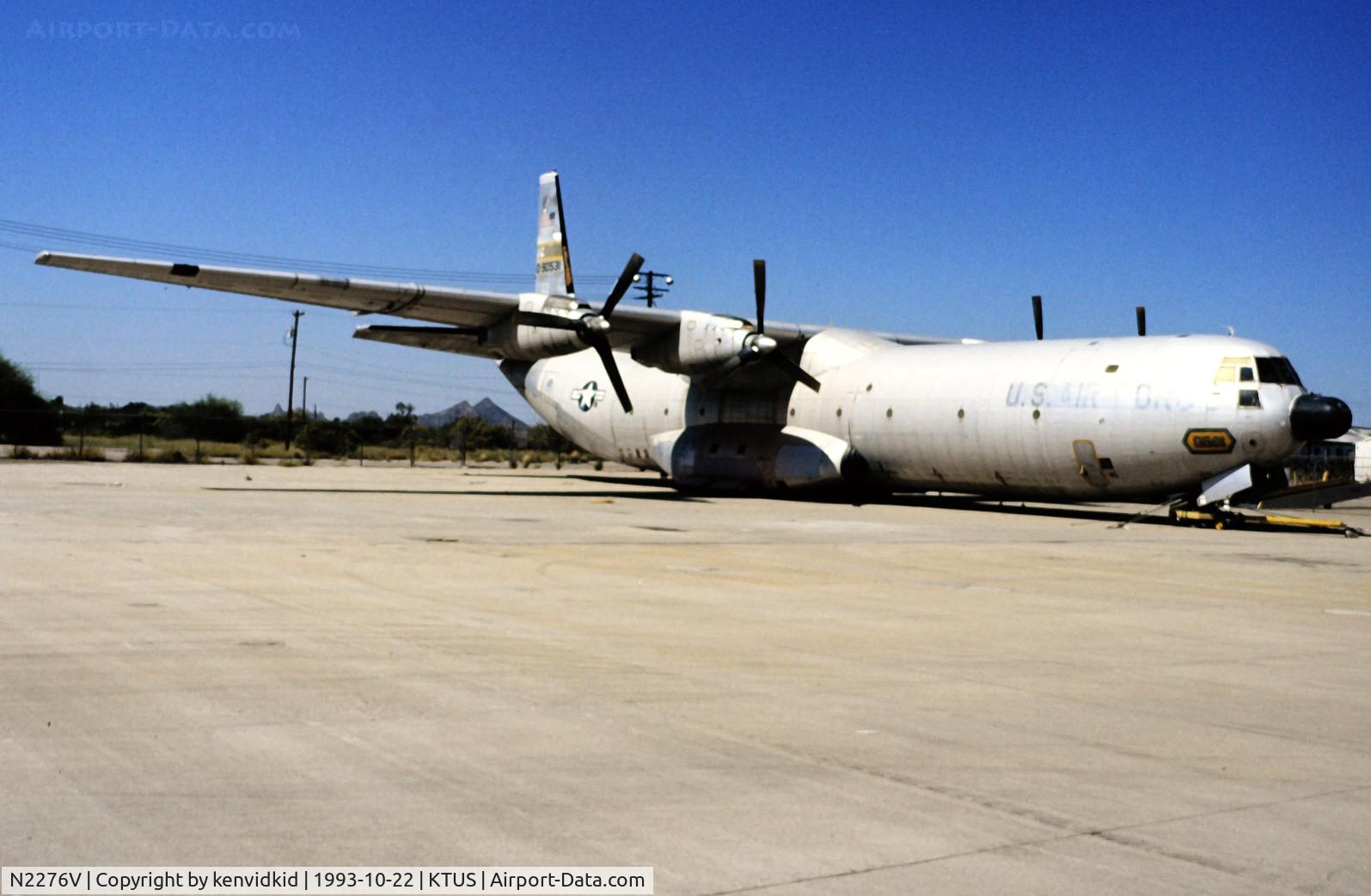 N2276V, 1959 Douglas C-133B Cargomaster C/N 45582, At Tucson.