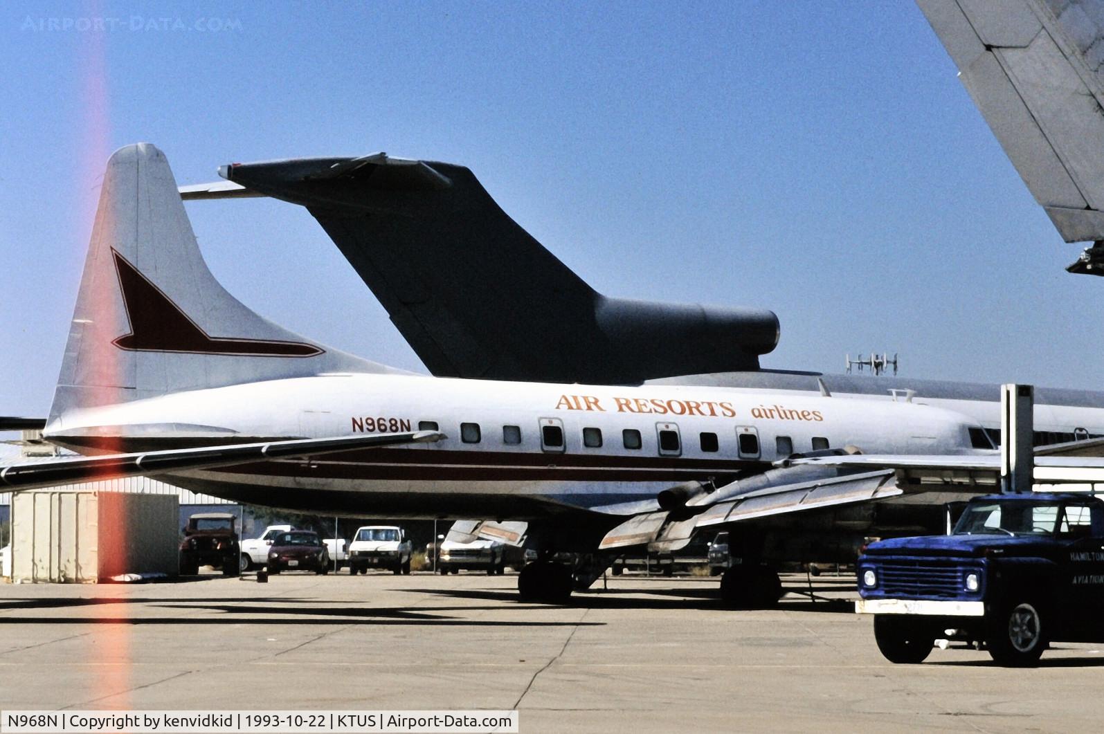 N968N, 1957 Convair 440 Metropolitan C/N 462, At Tucson.