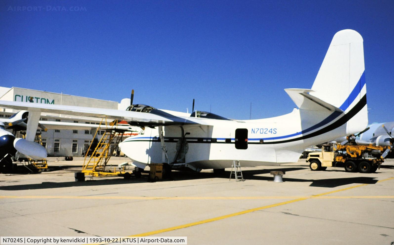 N7024S, Grumman HU-16B Albatross C/N G-258, At Tucson.