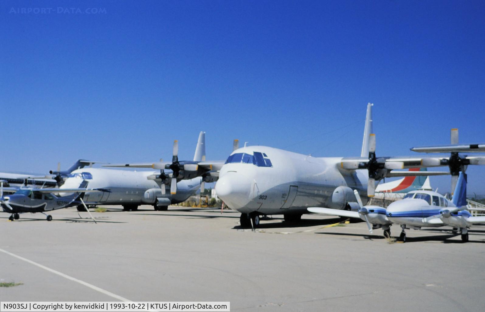 N903SJ, 1975 Lockheed L-100-30 Hercules (L-382G) C/N 31C-4590, At Tucson.