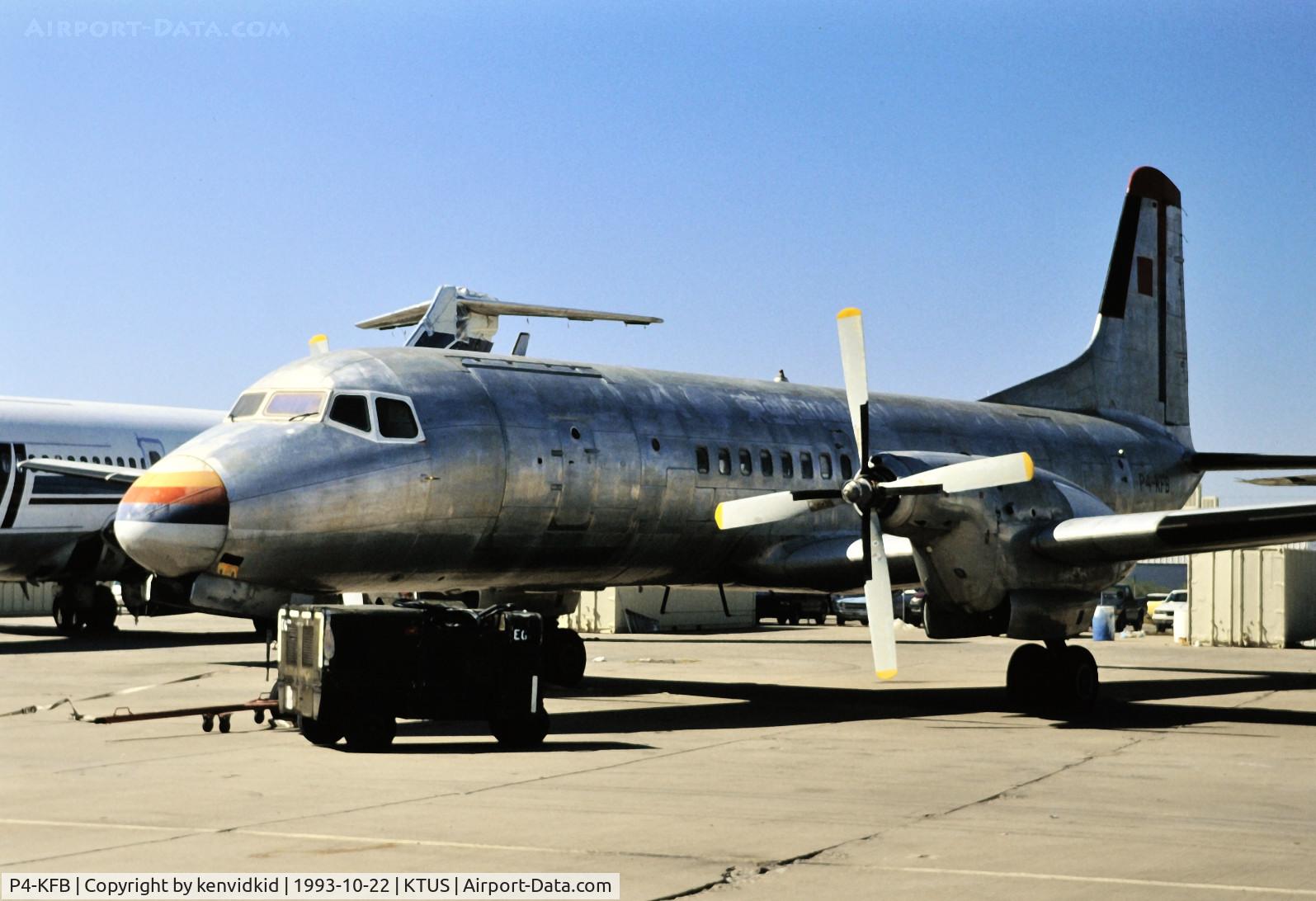P4-KFB, 1969 NAMC YS-11A-600 C/N 2106, At Tucson.