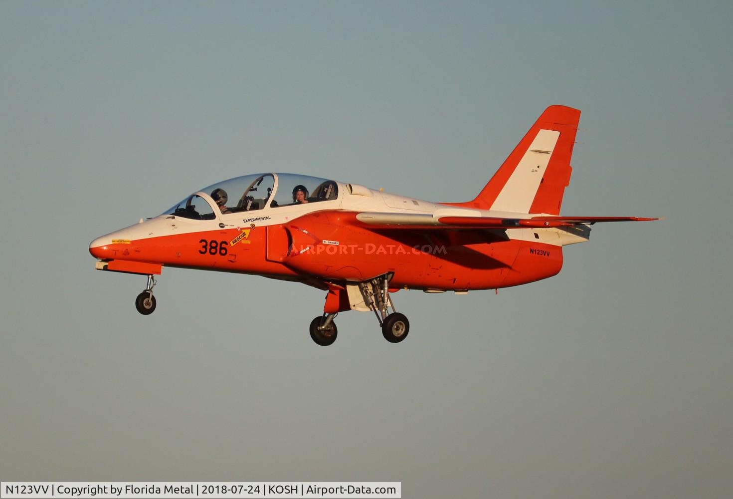 N123VV, SIAI-Marchetti S-211 C/N 010/02-007, OSH 2018