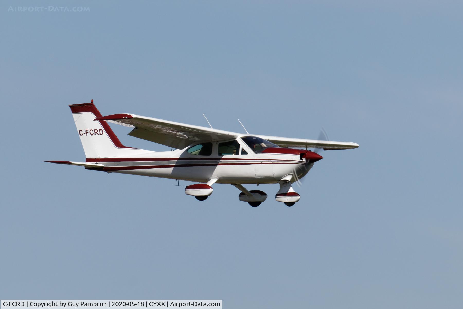 C-FCRD, 1974 Cessna 177B Cardinal C/N 17702099, Landing on 19 for pilot briefing and departure to take part in 