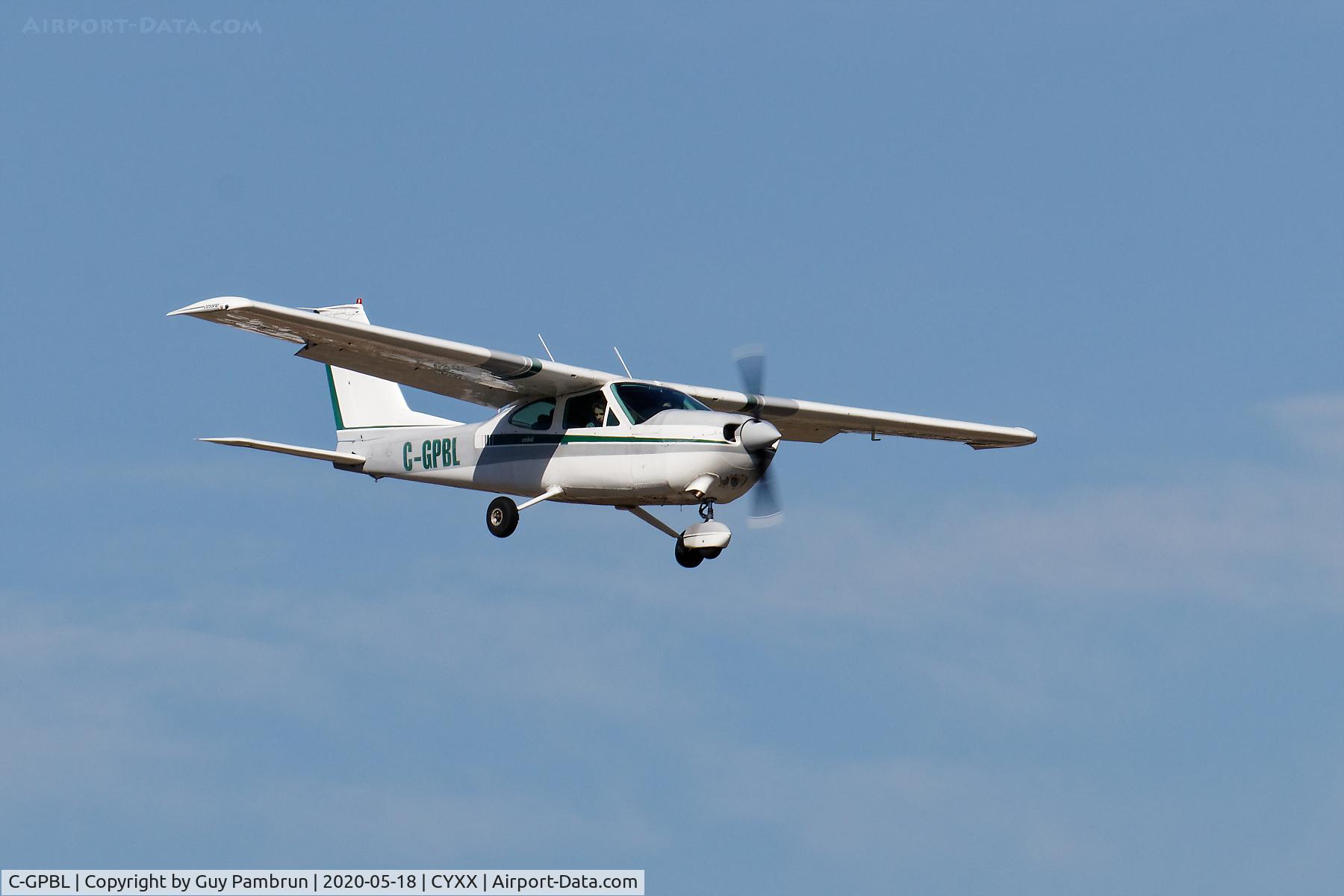 C-GPBL, 1976 Cessna 177B Cardinal C/N 17702413, Landing on 19 for pilot briefing and departure to take part in 