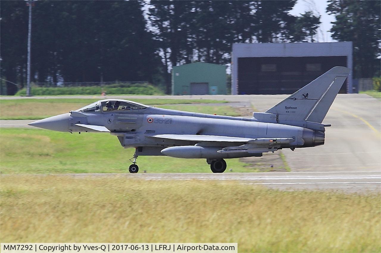 MM7292, Eurofighter EF-2000 Typhoon S C/N IS024, Eurofighter EF-2000 Typhoon S, Take off run rwy 08, Landivisiau Naval Air Base (LFRJ) Tiger Meet 2017