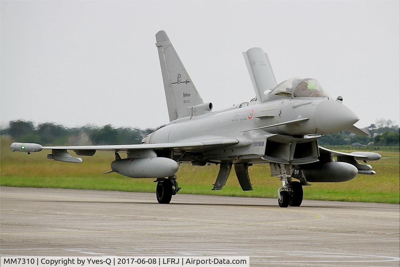 MM7310, Eurofighter EF-2000 Typhoon S C/N IS042, Eurofighter EF-2000 Typhoon S, Taxiing to flight line, Landivisiau Naval Air Base (LFRJ) Tiger Meet 2017