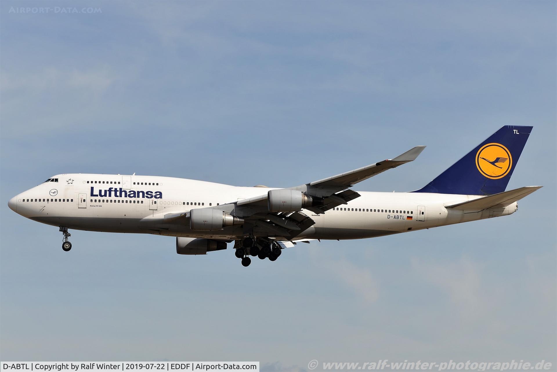D-ABTL, 2002 Boeing 747-430 C/N 29872, Boeing 747-430 - LH DLH Lufthansa 'Dresden' -  29872 - D-ABTL - 22.07.2019 - FRA