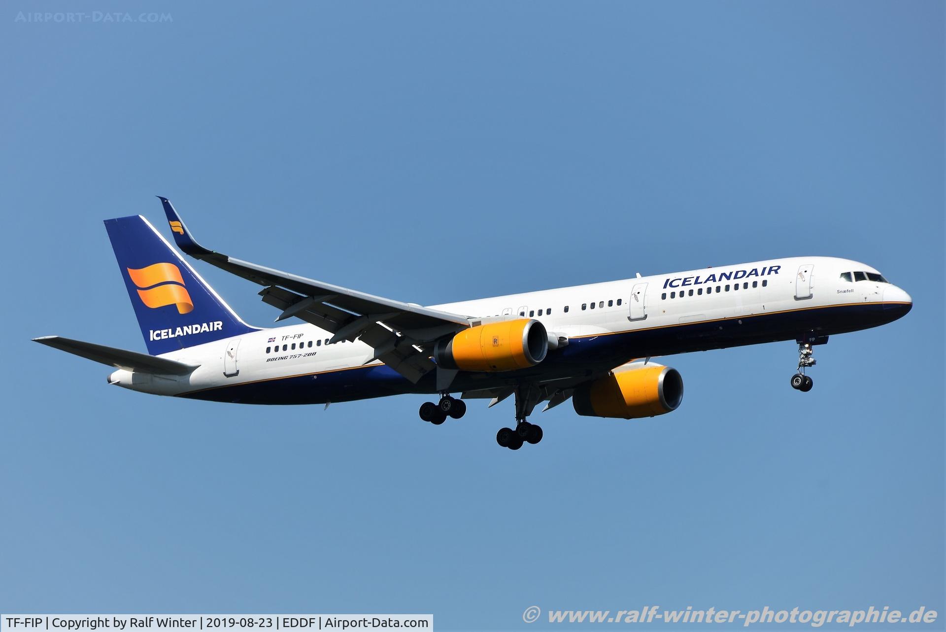 TF-FIP, 2000 Boeing 757-208 C/N 30423, Boeing 757-208 - FI ICE Icelandair 'Snæfell' - 30423 - TF-FIP - 23.08.2019 - FRA