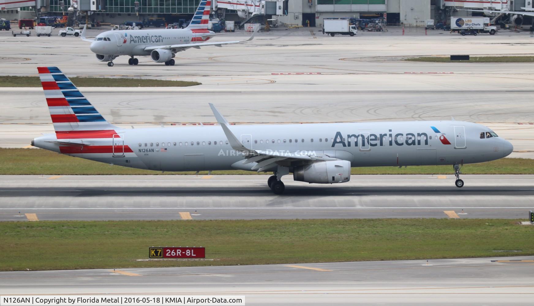 N126AN, 2014 Airbus A321-231 C/N 6313, MIA 2016