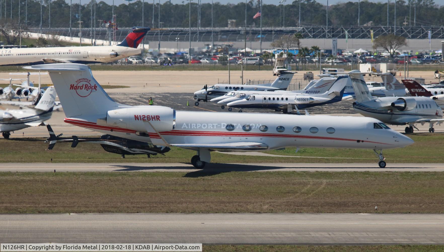 N126HR, 2013 Gulfstream Aerospace GV-SP (G550) C/N 5436, DAB 2018