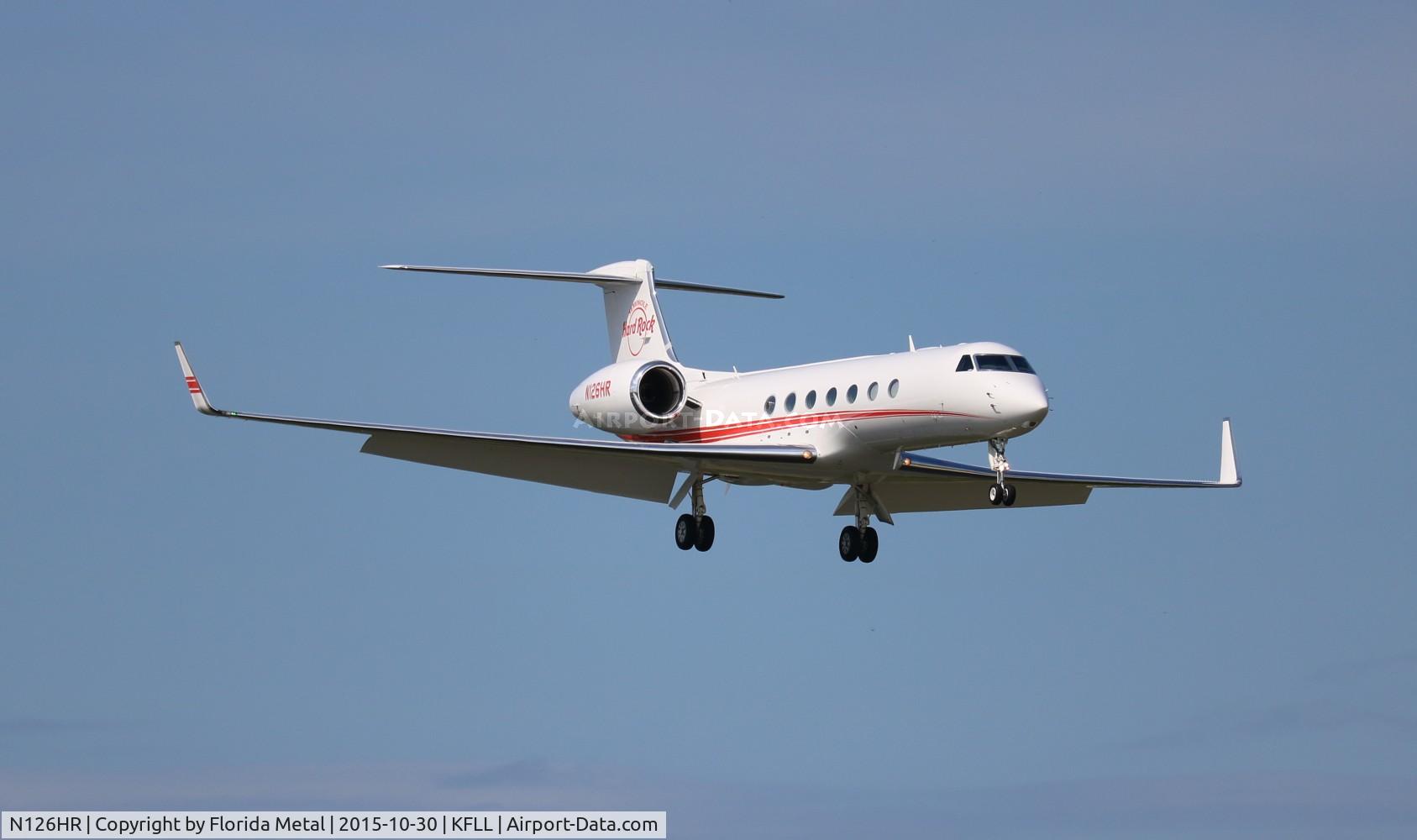 N126HR, 2013 Gulfstream Aerospace GV-SP (G550) C/N 5436, FLL 2015