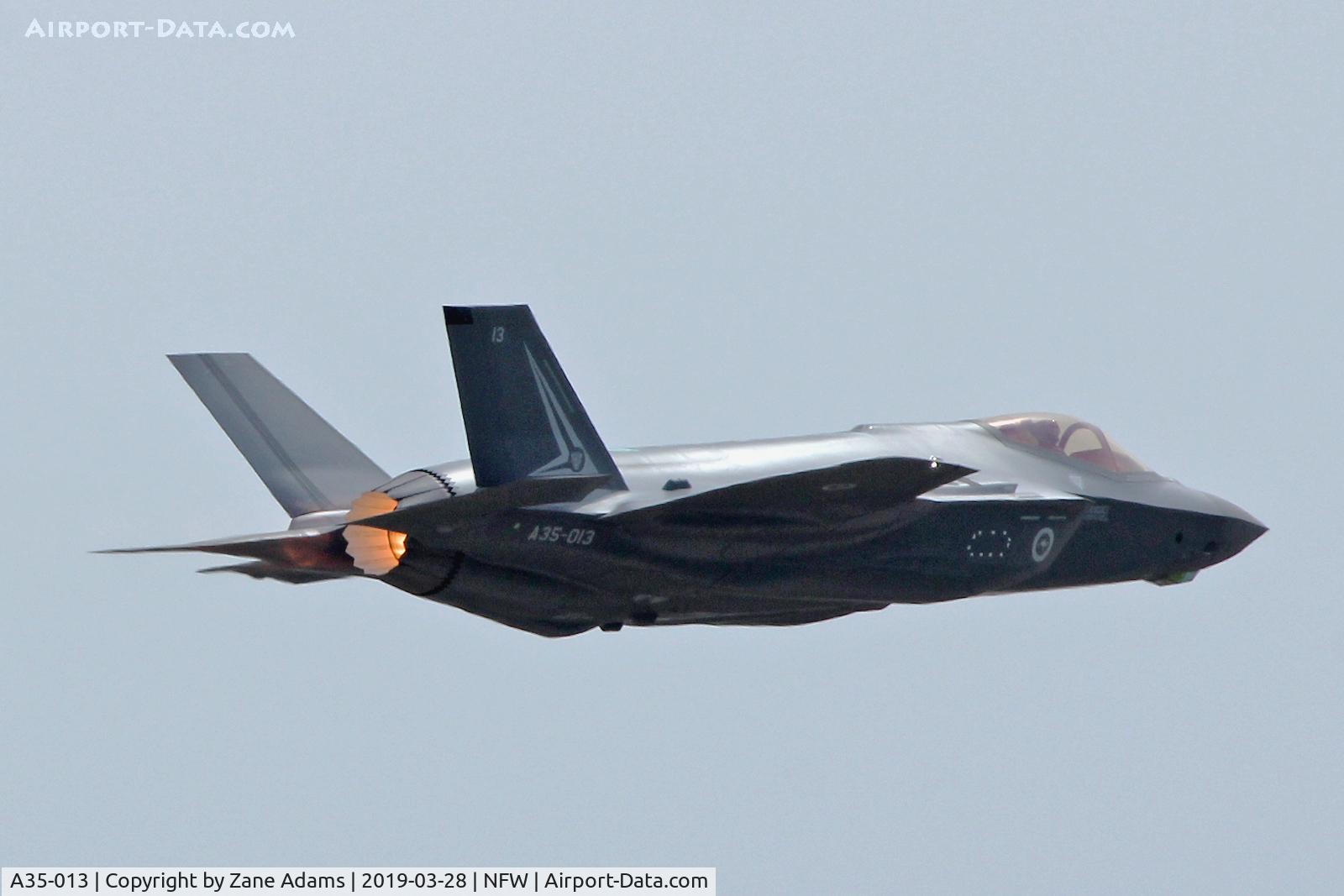 A35-013, 2019 Lockheed Martin F-35A C/N AU-13, Australian F-35A departing NAS Fort Worth