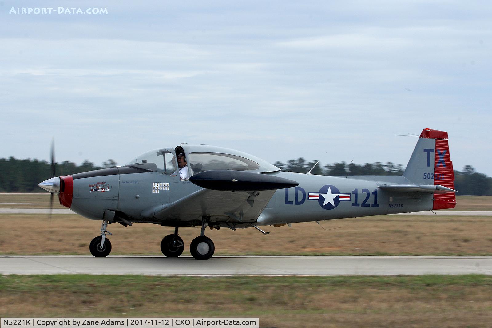 N5221K, 1950 Ryan Navion B C/N NAV-4-2121B, Conroe, TX