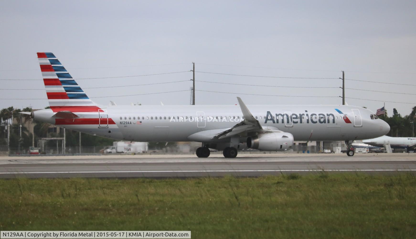 N129AA, 2014 Airbus A321-231 C/N 6401, MIA 2015