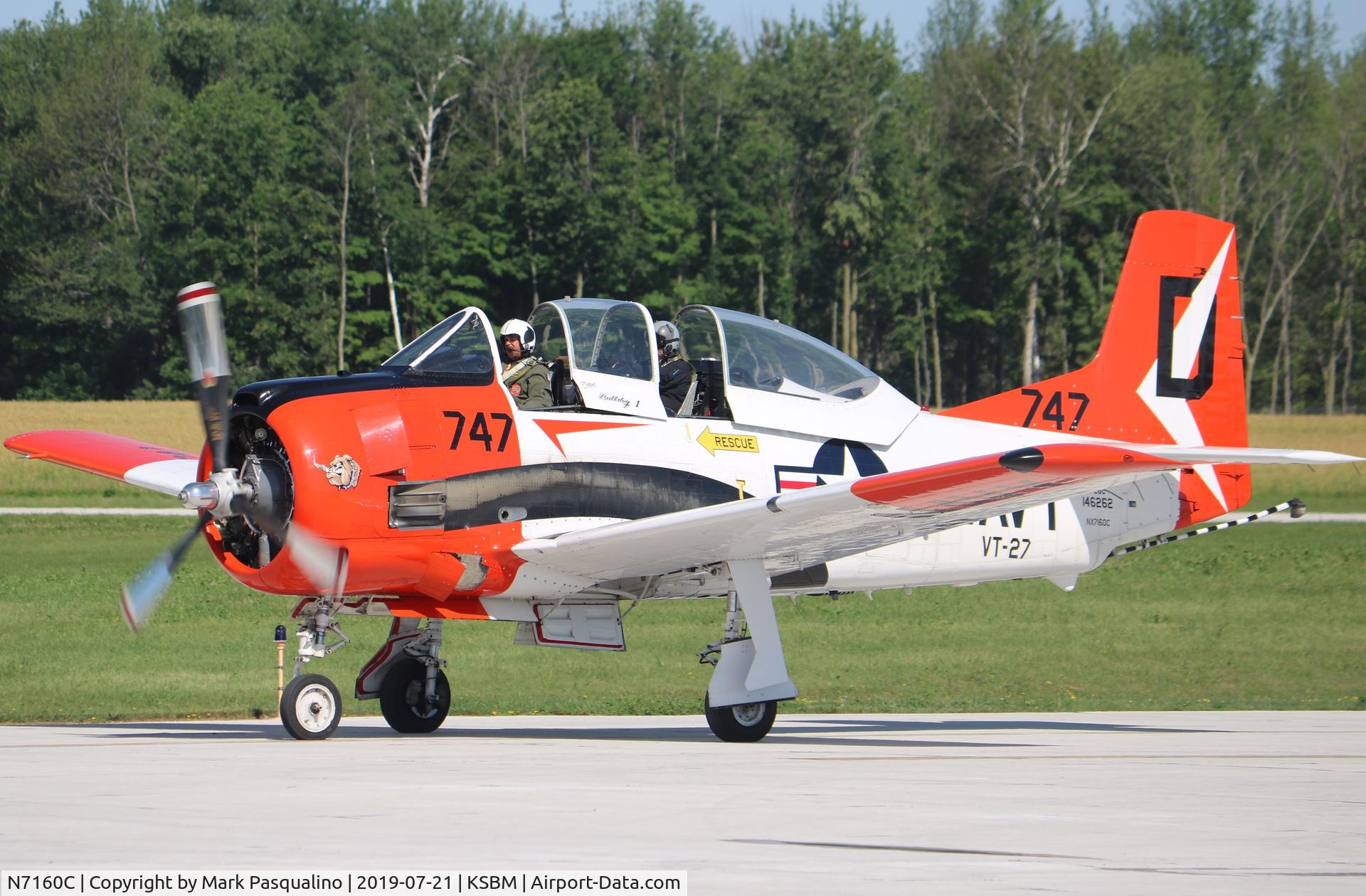 N7160C, 1992 North American T-28C Trojan Trojan C/N 252-25, North American T-28C