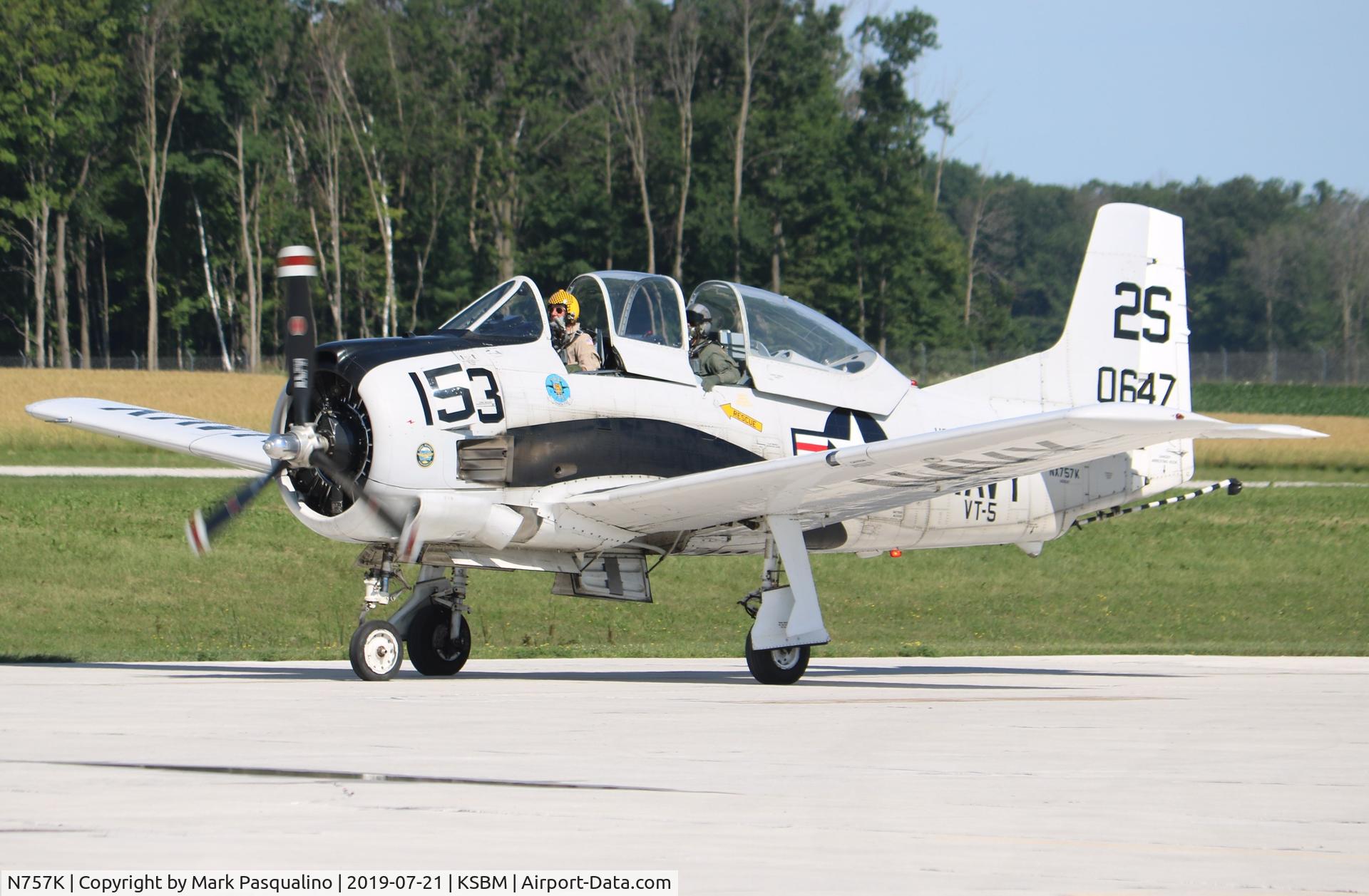 N757K, 1954 North American T-28C Trojan C/N 226-224 (140647), North American T-28C