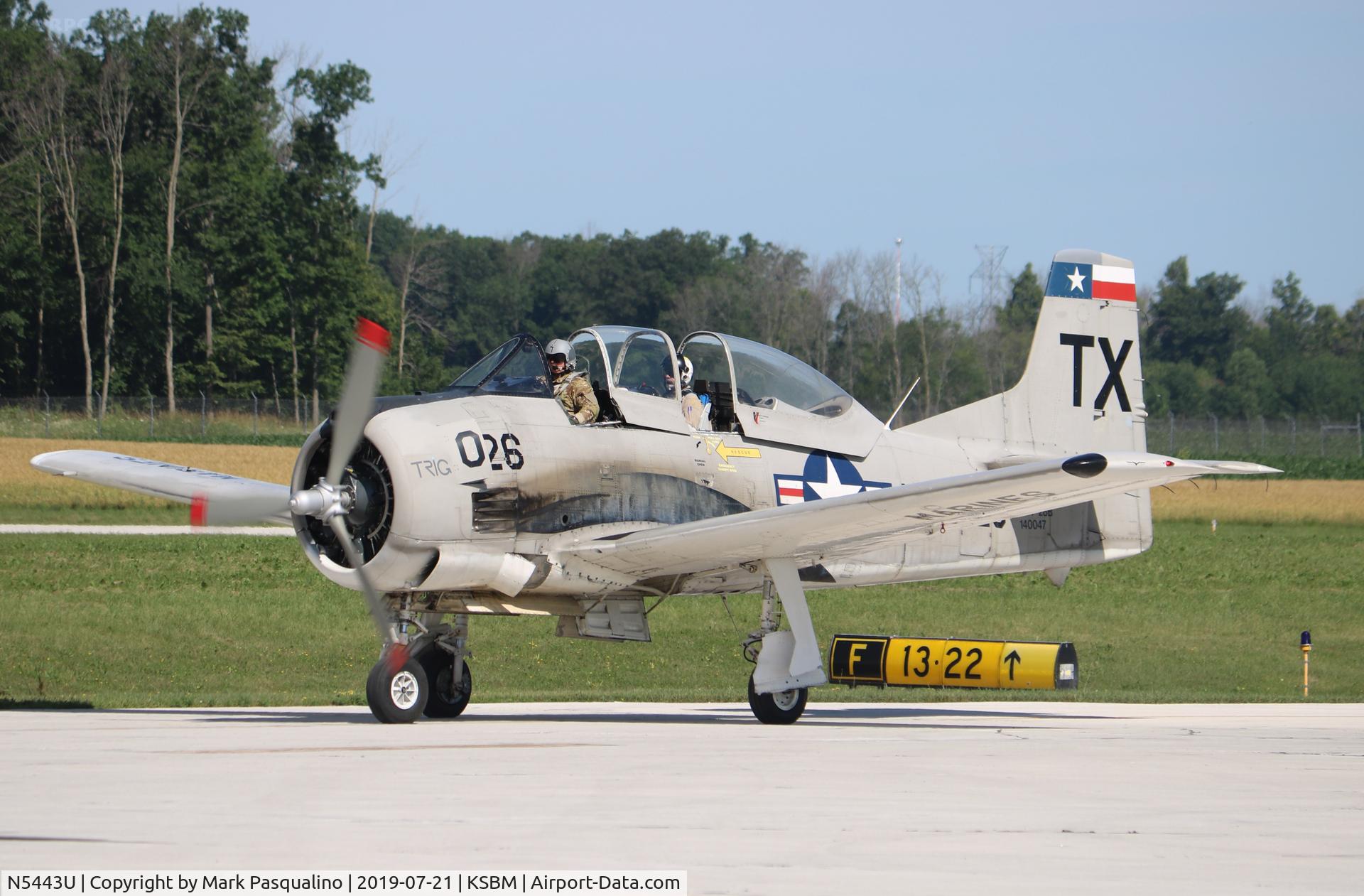 N5443U, North American T-28B Trojan C/N 219-46, North American T-28B
