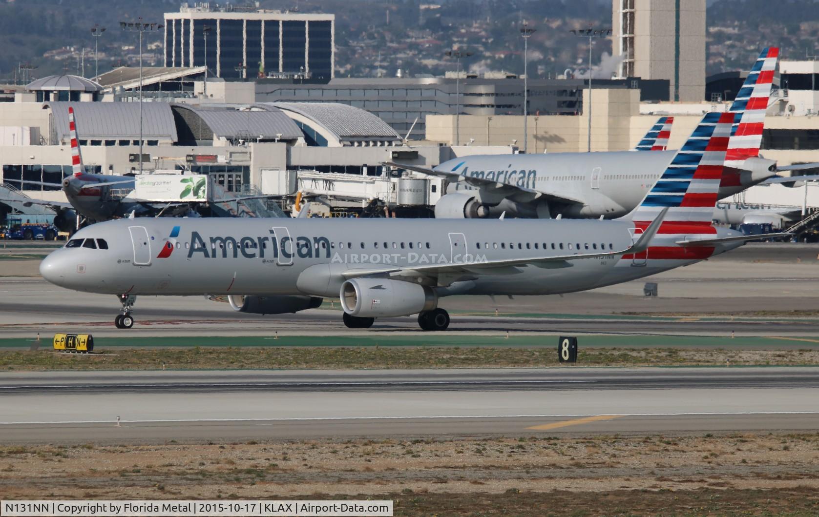 N131NN, 2014 Airbus A321-231 C/N 6472, LAX 2015