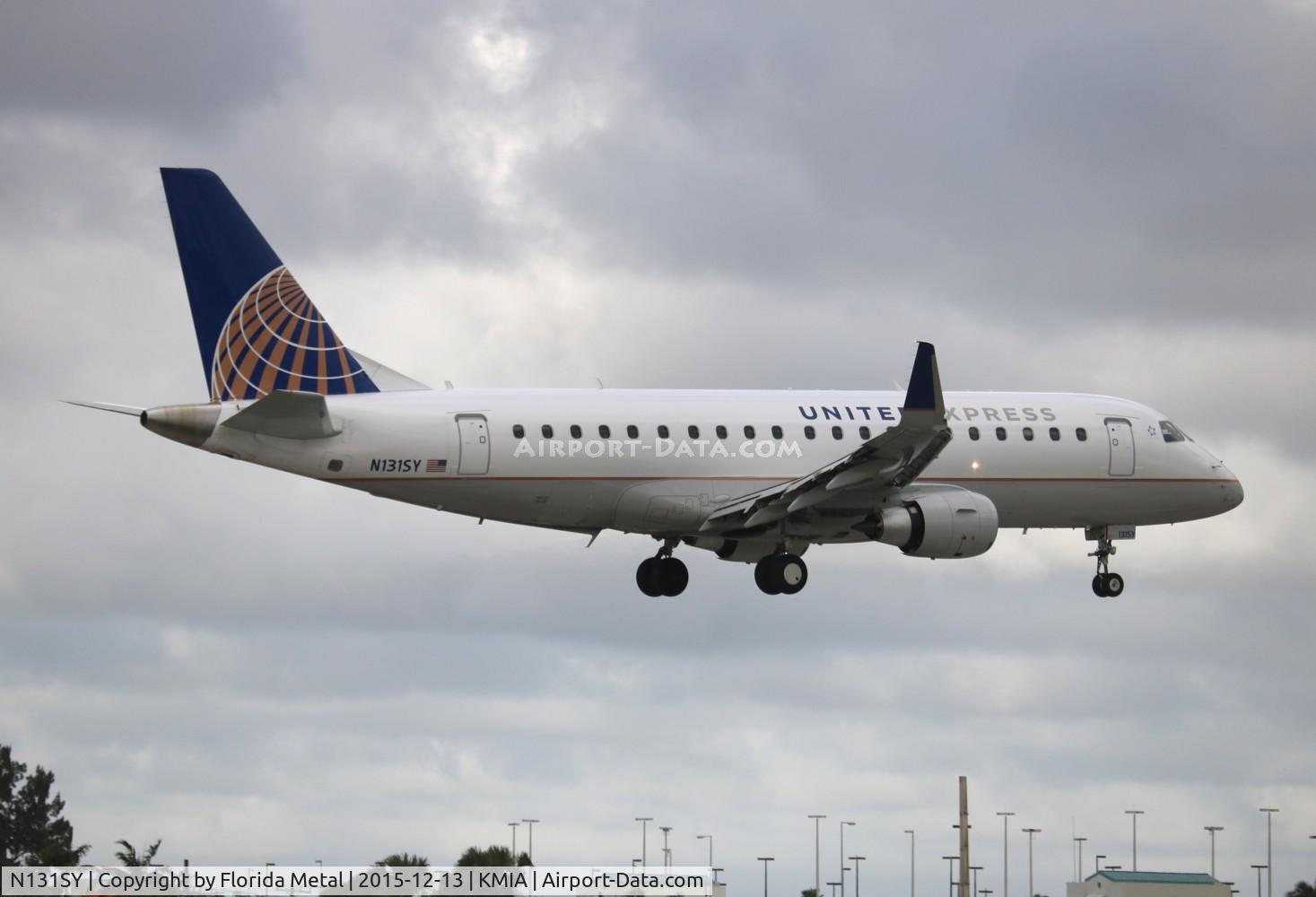 N131SY, 2015 Embraer 175LR (ERJ-170-200LR) C/N 17000450, MIA 2015