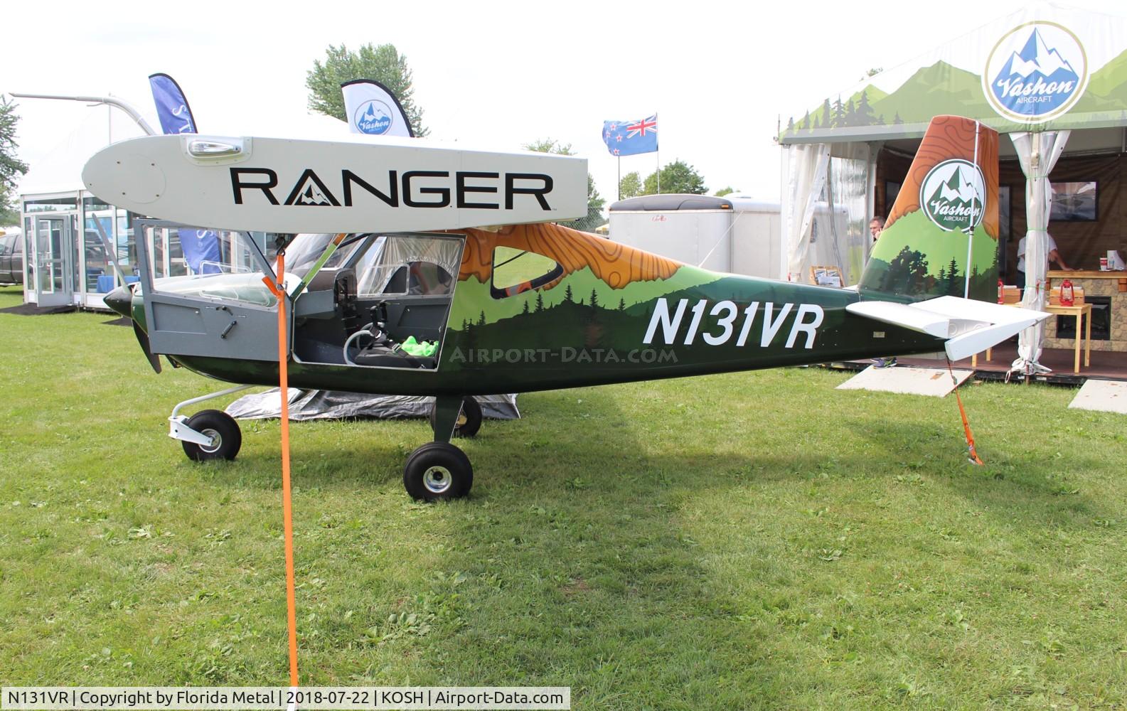 N131VR, 2017 Vashon Aircraft Ranger R7 C/N 10131, OSH 2018