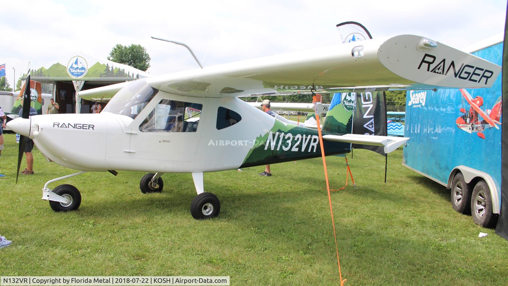 N132VR, 2018 Vashon Aircraft Ranger R7 C/N 10132, OSH 2018